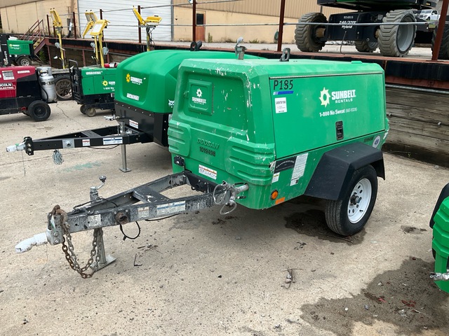 2017 Doosan P185WD0-T4F 185 cfm Mobile Air Compressor 2017 Doosan P185WD0-T4F 185 cfm Mobile Air Compressor