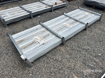 Quantity of (150) 2026 STARVOX S3048C Galvalume Corrugated Steel Panels (Silver) (Unused)