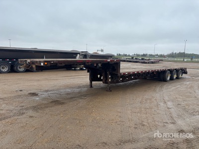 2013 Manac Tri/A Single Drop Lowboy Trailer (Inoperable)