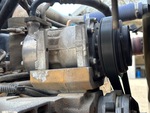 Engine with A/C Compressor