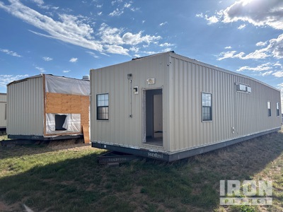 2023 2 Unit 60 ft 3 in x 15 ft 8 in Portable Quad/A 24X60 Double Wide Mobile Office, S/N SGE1029A, SGE1029B. Mobile Office