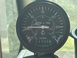 Upper Control Station with Hour Meter Reading