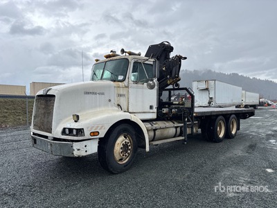 Hiab 125-4 6000 kg Knuckle Boom on 1991 Western Star 3864S 6x4 Boom Truck