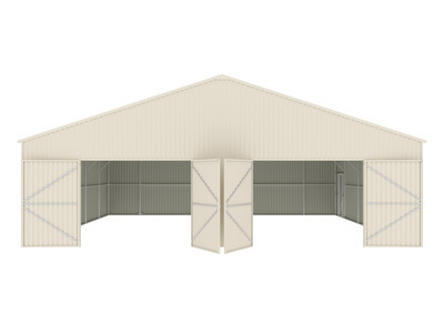2026 SUNTOP SC4039 Double Garage Metal Storage Building (Unused)