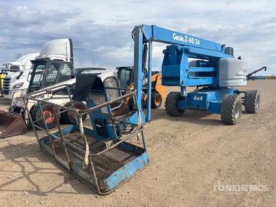 2003 Genie Z-60/34 4WD Diesel Articulating Boom Lift (Inoperable)
