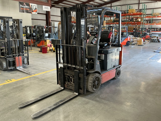 2021 Toyota 8FBCU30 5800 lb Electric Forklift