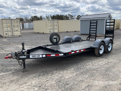2018 MMDI 14 ft T/A Equipment Trailer