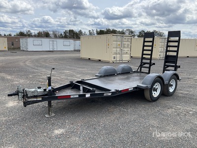 2021 Pratt SDT 10 ft T/A Equipment Trailer