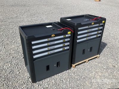 Quantity of (2) 2026 KUL TC-158 1 ft 11 in 5-Drawer Banco Gabinete de Herramientas (Sin Usar) / مقعد العمل