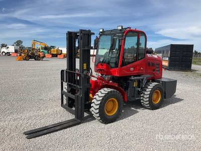 2026 KUL RTF-3500 7700 lb 4x4 Montacargas Todo Terreno (Sin Usar) / Rough Terrain Forklift (Unused)