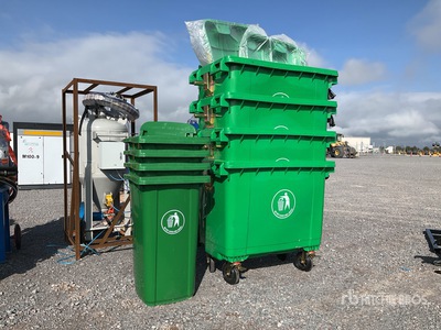 Quantity of (8) 2026 OKG TB-660&TB-240 Lote de Contenedores para Basura (Sin Usar) / Trash Surge Bin Divers. Equipement pour granulat (Unused)