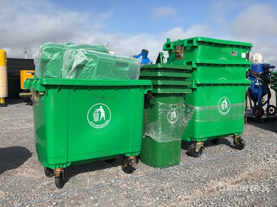 Quantity of (8) 2026 OKG TB-660&TB-240 Lote de Contenedores para Basura (Sin Usar) / Trash Surge Bin Divers. Equipement pour granulat (Unused)
