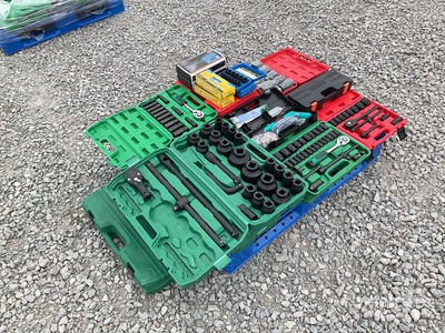 Quantity of (20) Boxes of 2026 OKG OK20 Lote de Dados y Herramientas para Reparacion Automotriz (Sin Usar) / Socket Auto Repair Tool Kit أدوات يدوية متنوعة (Unused)