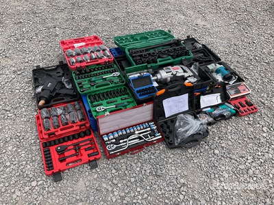 Quantity of (17) Boxes of 2026 OKG OK17 Lote de Dados para Reparacion Automotriz (Sin Usar) / Socket Auto Repair Tool Kit أدوات يدوية متنوعة (Unused)