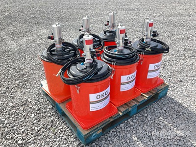 Quantity of (6) 2026 OKG HP-PGP40 Lote de Bombas de Grasa (Sin Usar) / Grease Injection Equipment (Unused)