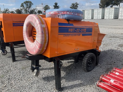 2026 OKG HBT22-20 Bomba Portable Electrica para Concreto (Sin Usar) / Portable Electric Bomba de hormigón (Unused)
