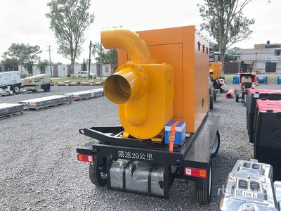 2026 KUL WP-860 Bomba de Agua Portatil (Sin Usar) / Portable Trailer-Mounted Water Pump (Unused)