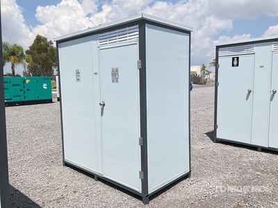 2026 S & C RS-SH 6 ft 11 in x 3 ft 7 in 1 Person Skid-Mounted Baño Portartil (Sin Usar) / Portable Toilet (Unused)