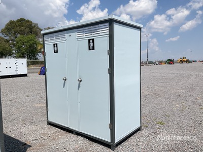 2026 S & C RS-D 6 ft 11 in x 3 ft 7 in 2 Person Skid-Mounted Baño Portatil (Sin Usar) / Portable Toilet (Unused)