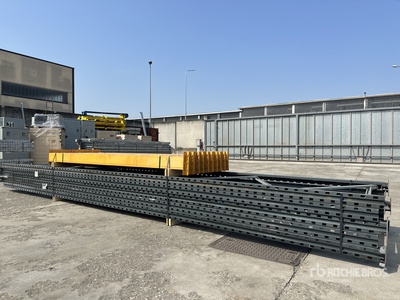 Grey and Yellow Pallet Carrier Scaffolding Varios. Industrial
