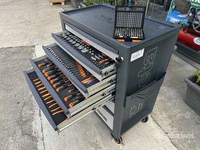 BETA RSC24/7-G Light Grey Black Big Professional Caja de herramientas (Unused)