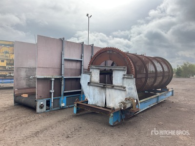 Skid Mounted With 10.5m x 1.9m High Sided Conveyor & Bailer Crible rotatif