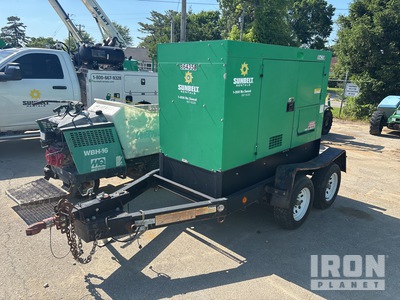 2015 MQ Power DCA45SSIU4FSG 36 kW Mobile Generator Set (Inoperable)
