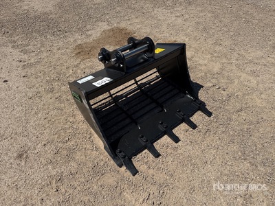 2026 Haener HSL800 2.3 P35A 800 mm Skeleton Sorting Excavator Bucket (Unused)