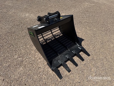 2026 Haener HSL800 3.7 P45A 800 mm Skeleton Sorting Excavator Bucket (Unused)