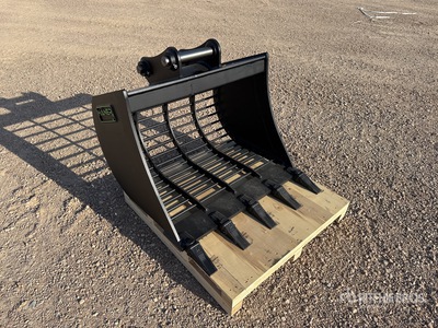 2026 Haener HSL1000 7.10 P50A 1000 mm Skeleton Sorting Excavator Bucket (Unused)