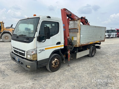 Benelli Gru 3800/2 Articulated Boom on Mitsubishi 4x2 Tipper Truck w/Crane