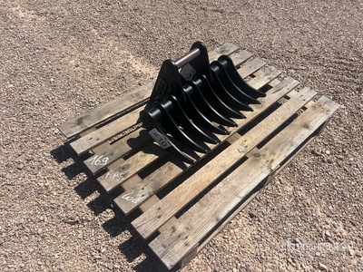 2026 Haener HBR600-MS01-A 600 mm Lifting Excavator Rake (Unused)