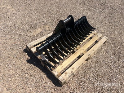2026 Haener HBR1200-MS03-A 1200 mm Lifting Excavator Rake (Unused)