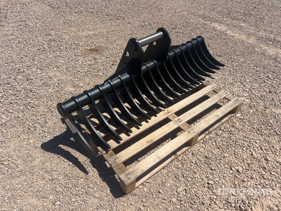 2026 Haener HBR1600-MS08-J 1600 mm Lifting Excavator Rake (Unused)