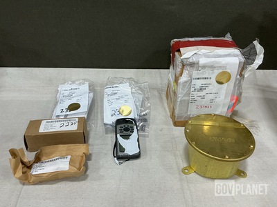 (1) Proximity Switch, (1) GPS Unit, (2) Terminal Boxes & Assorted Items