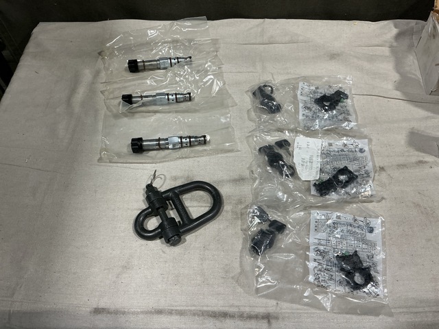 (8) Rotary Switches, (1) Swivel & Link Assemblies & Assorted Items