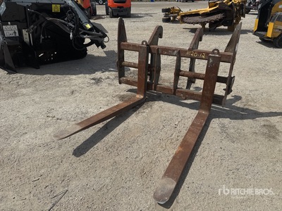 Pemberton 54 in Wheel Loader Forks - Fits Pemberton JD521K