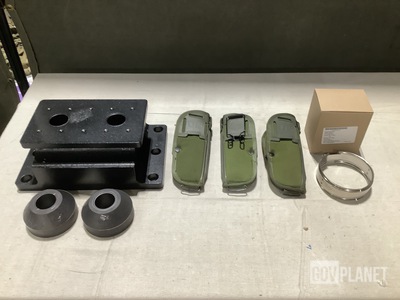 (1) Weapon System Resilient Mount, (33) Clamp Couplings & Assorted Items