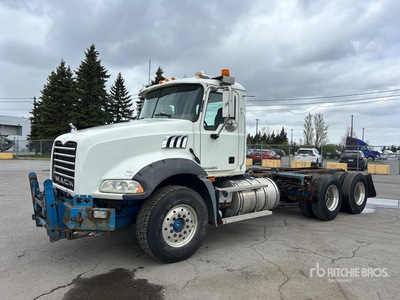 2009 Mack GU813 6x4 Cab and Chassis