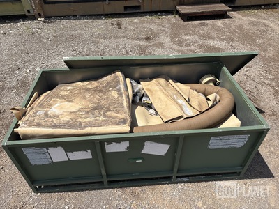 3,000 Gallon Collapsible Fuel Tank w/Metal Storage Container