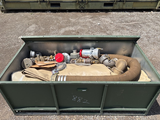 3,000 Gallon Collapsible Fuel Tank w/Metal Storage Container
