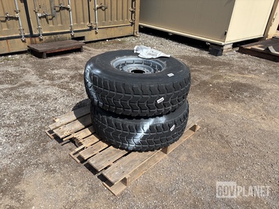 (2) Goodyear 37x12.50R16.5LT Tires w/Wheels