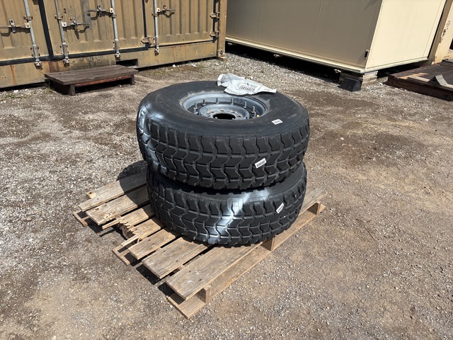 (2) Goodyear 37x12.50R16.5LT Tires w/Wheels