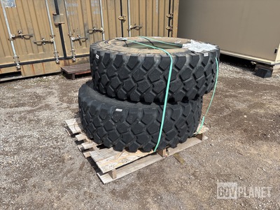 (2) Michelin 16.00R20 Tires w/Wheels