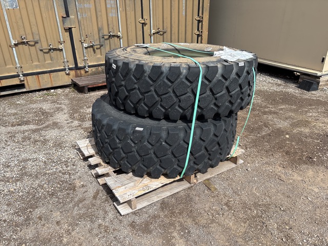 (2) Michelin 16.00R20 Tires w/Wheels