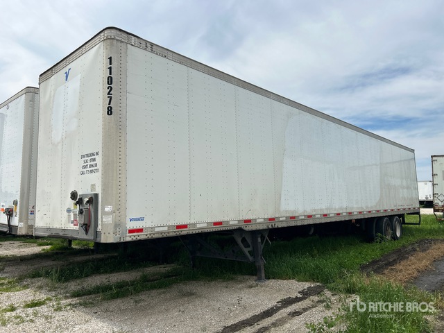 2021 Vanguard 53 ft x 102 in T/A Van Trailer