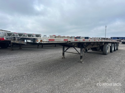 2008 Lode King 53 ft Quad/A Pritsche Anhänger