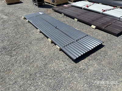 Quantity of (70) Metal Roof Panels 12 ft x 3 ft (Unused)