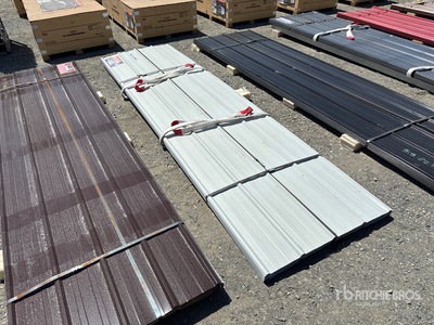 Quantity of (70) 12 ft x 3 ft Metal Roof Panels (Unused)