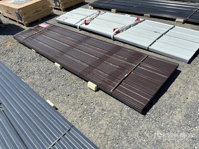 Quantity of (70) 12 ft x 3 ft Metal Roof Panels (Unused)